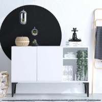 Тумба Trendy Galaxy DEC0075 White 120x80x40cm GTR001145