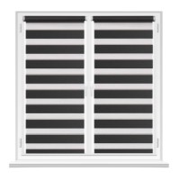 Rolete textile Msrolls Day Night Brilliant B/O 7160/19 Anthracite 0.85x1.70m