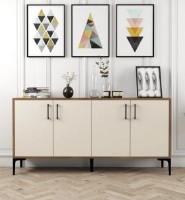 Тумба Trendy Kiev 160 Walnut/Cream 160x78x35cm GTR001156