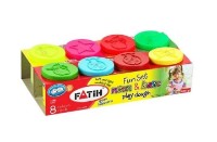 Plastilina Fatih Play Dough Mini 4pcs Basic + 4pcs Neon (50630)