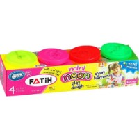 Plastilina Fatih Play Dough Mini Neon 4pcs (50610)