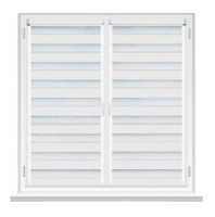 Rolete textile Msrolls Day Night Estera 12427-12 White 1.00x1.70m