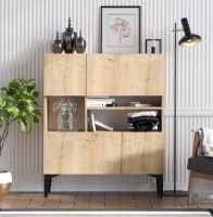 Тумба Trendy Krista Oak Sapphire 125x100x35cm GTR006316