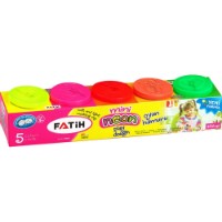 Plastilina Fatih Play Dough Mini Neon 5pcs (50620)