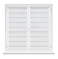 Rolete textile Msrolls Day Night Madrid B/O 721 White 0.85x1.70m