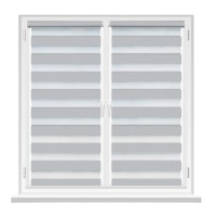 Rolete textile Msrolls Day Night Madrid B/O 727 Light Grey 0.55x1.70m