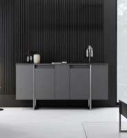 Тумба Trendy Luxe Anthracit/Silver 160x80x35cm GTR006248