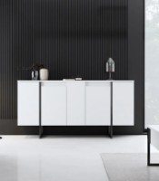 Тумба Trendy Luxe White/Black 160x80x35cm GTR006252