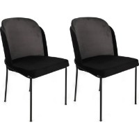 Стул Trendy Dore 150 Black/Grey 86x55x54cm GTR006806 4pcs
