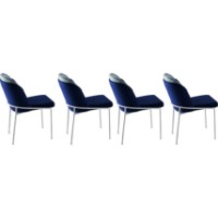 Стул Trendy Dore 182 Blue/Light Blue 86x55x54cm GTR006776 4pcs