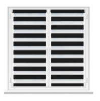 Rolete textile Msrolls Day Night Madrid B/O 730 Dark Anthracite 0.60x1.70m