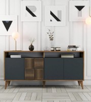 Dulăpior Trendy Milan 160 Walnut/Anthracit 160x78x35cm GTR001168