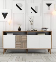 Dulăpior Trendy Milano 160 Walnut/White 160x78x35cm GTR001171