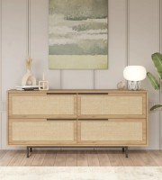 Тумба Trendy ON3-SU Walnut/Oak 160x74.3x44.5cm GTR001207