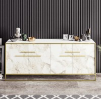 Тумба Trendy Polka Gold/White 180x75x47cm GTR006313