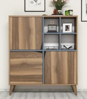 Тумба Trendy Puls Walnut/Blue 115x100x30cm GTR006630