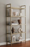 Стеллаж Trendy K101 Gold 165x80x30cm GTR000506