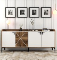 Тумба Trendy Venedik Walnut/White 180x78x35cm GTR001185