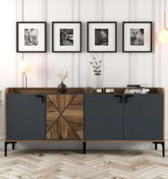 Dulăpior Trendy Venedik Walnut/Anthracit 180x78x35cm GTR001182