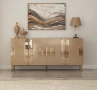 Тумба Trendy Viena Bronze/Gold 180x80x40cm GTR001223