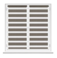 Рулонные шторы Msrolls Day Night Orizont V5 Grey/Beige 0.40x1.70m