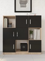 Dulăpior Trendy VO7-OB Oak/Black 119x121x37cm GTR006707