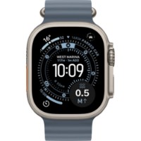Смарт-часы Apple Watch Ultra 3 GPS + Cellular 49mm Natural Titanium Case with Anchor Blue Ocean Band (MEWH4)