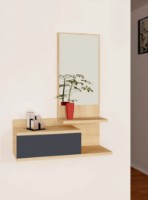 Навесная полка Trendy Rozella Oak/Anthracit 60x90x31cm GTR005915