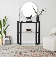 Masă consolă Trendy Via Anthracit 85x85x31cm GTR001687