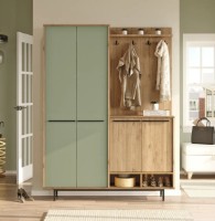 Antreu Trendy OS1-SY Oak Green 147x196x36cm GTR005912
