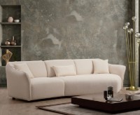 Canapea de colț Trendy Mentis 6 L1+2Xr Cream 288x108x79cm GTR003610