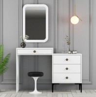 Măsuţă de toaletă Trendy Lizbon 549 White 124x84x40cm GTR001669