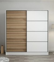Шкаф-купе Trendy Kale 3167 White/Dore 180x190x60cm GTR004279