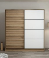 Dulap cu uşi glisante Trendy Kale 3179 Dore/White 180x190x60cm GTR004291
