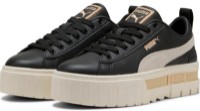 Ghete pentru dame Puma Mayze Leather Puma Black/Frosted Ivory, s.35.5