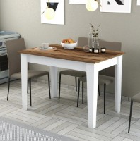 Обеденный стол Trendy Kiev 511 Walnut/White 110x75x72cm GTR001706