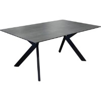Обеденный стол Deco Elis 1600x900x760 (MELI-SFN-BLK)