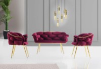 Комплект мягкой мебели Trendy Balon 2105 Plum/Gold GTR005248
