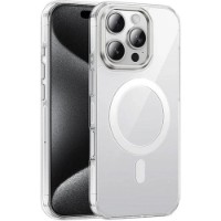Husa de protecție Hoco Invisible Magnetic Protective Case with Holder iPhone 16 Pro Max Transparent (AS9)
