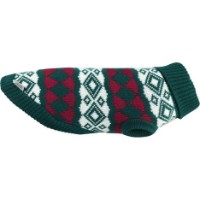 Pulover pentru câini Record Cervinia Green/Red XXS 25-27cm (2159.25V)