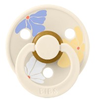 Пустышка BIBS Morning Bloom Latex 6m+ Ivory (20013216C)