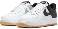 Кеды мужские Nike Air Force 1 07 LV8 Summit White/Black/Metallic Silver/White/Gum Yellow, s.43