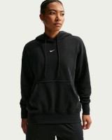 Hanorac damă Nike Phoenix Fleece Black/White, s.L