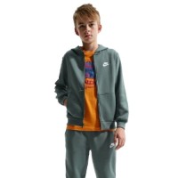 Детская толстовка Nike Club Fleece Mineral Slate/White, s.L