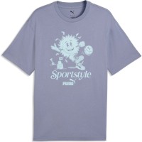 Tricou bărbătesc Puma Graphic Sun Gray Sky, s.M