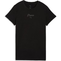 Женская футболка Puma Essentials Script Puma Black, s.M