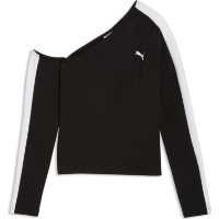 Hanorac damă Puma T7 Asymmetric Puma Black, s.S