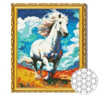 Mozaic cu diamante Art Gallery Premium White Horse (GB86814)