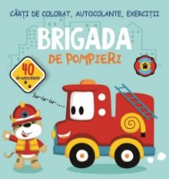 Carte de colorat pentru copii Biblion Brigada de pompieri (9789975148788)