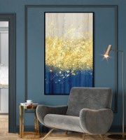 Картина ArtShop Gold & Blue Abstract 50x75cm (PA280-M-L)